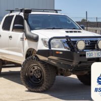 Toyota Hilux SR (4x4) KUN26R MY14 Dual Cab PUp White Turbo Diesel 3.0L