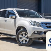 Isuzu MU-X LS-U (4x4) UC MY15 4D Wagon Silky White Pearl Turbo Diesel 3.0L - 7 Seats